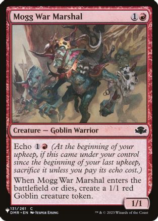 Mogg War Marshal (DMR) [LIST 131]