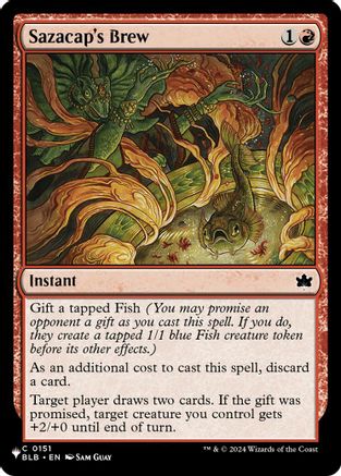 Sazacap's Brew [LIST 151]