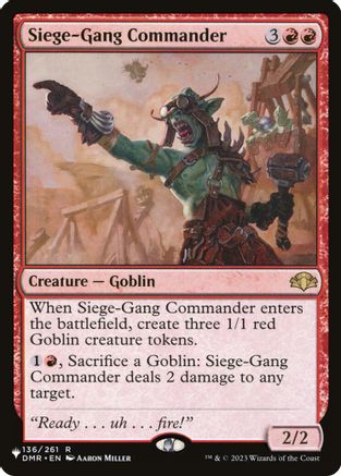 Siege-Gang Commander [LIST 136]
