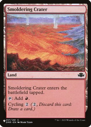 Smoldering Crater [LIST 257]