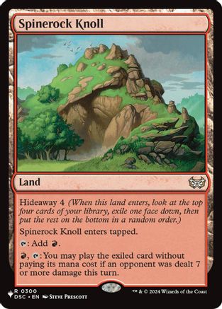 Spinerock Knoll (DSC) [LIST 300]