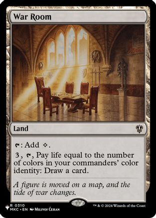War Room (MKC) [LIST 310]