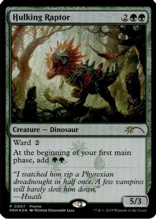 [@@MEDIA] Hulking Raptor [MEDIA 007]  Foil