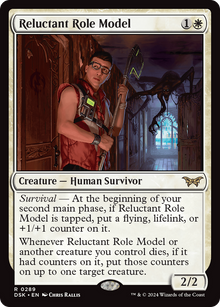 {@R} Reluctant Role Model (0289) [Duskmourn: House of Horror][DSK 289]