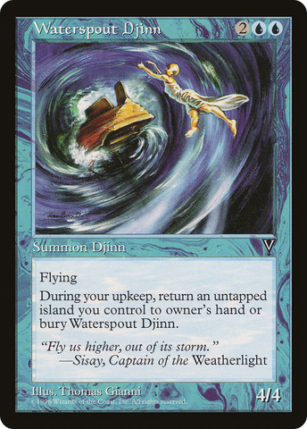 {C} Waterspout Djinn [Visions][VIS 050]