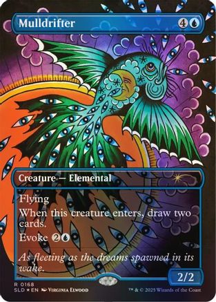 Mulldrifter (0168) (Rainbow Foil) [SLD 168]  Foil