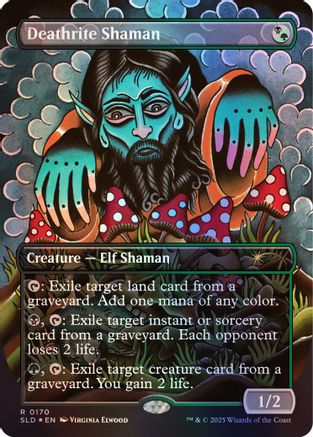 Deathrite Shaman (Rainbow Foil) [SLD 170]  Foil