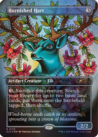 Burnished Hart (Rainbow Foil) [SLD 172]  Foil