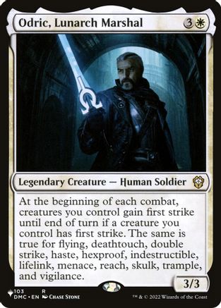 Odric, Lunarch Marshal (DMC) [LIST 103]