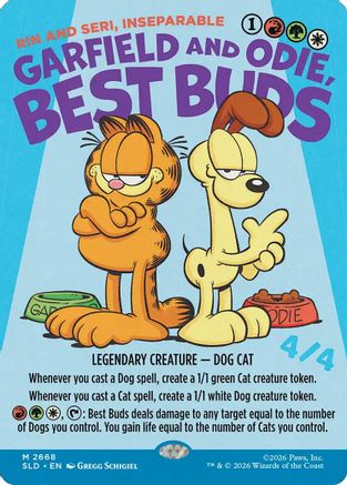 Garfield and Odie, Best Buds - Rin and Seri, Inseparable [SLD 2668]