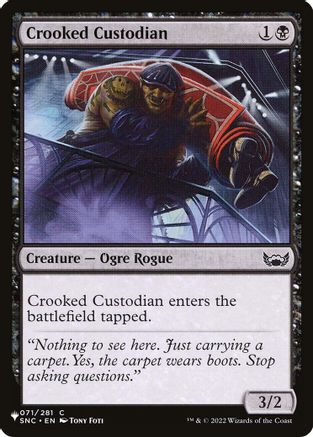 Crooked Custodian [LIST 071]