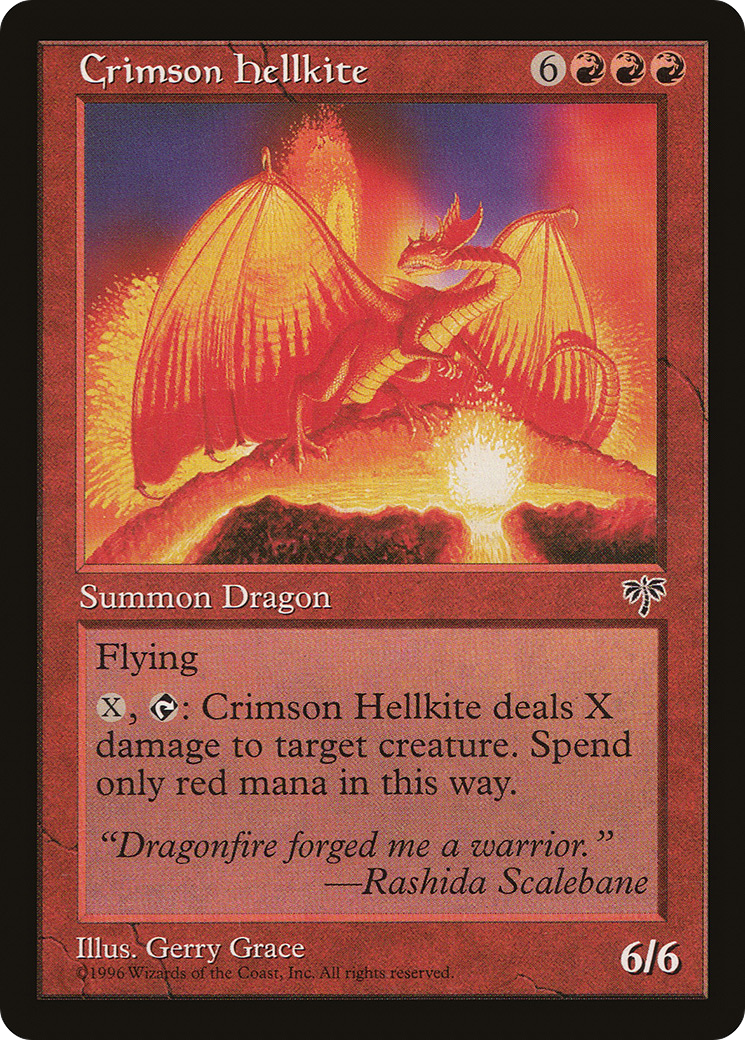 {R} Crimson Hellkite [Mirage][MIR 167] - Misty Mountain Games