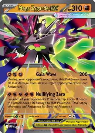 [PKM] Mega Zygarde ex - 071 - 71/null [ME: Mega Evolution Promo] Holofoil