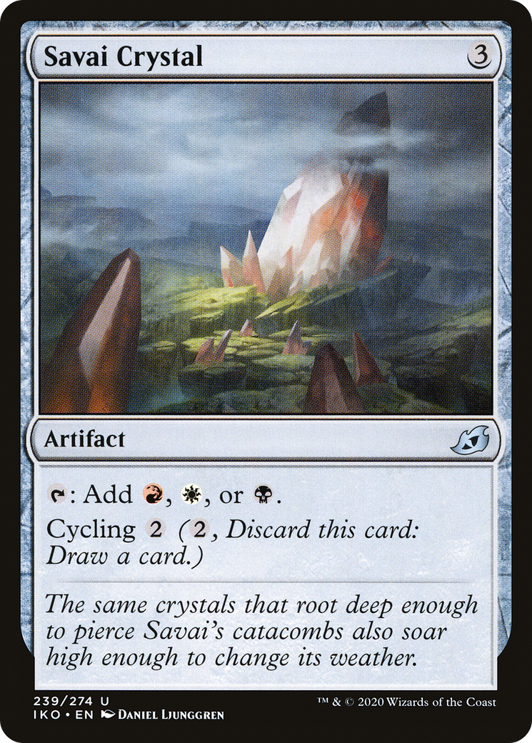 {C} Savai Crystal [Ikoria: Lair of Behemoths][IKO 239]