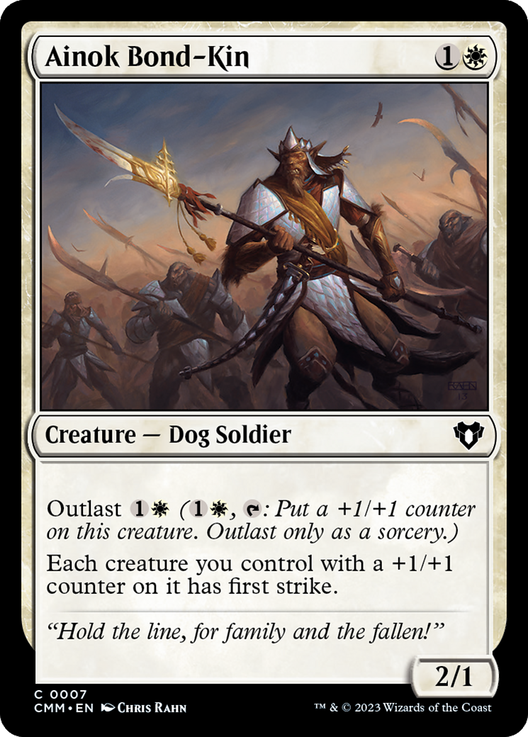 {C} Ainok Bond-Kin [Commander Masters][CMM 007]