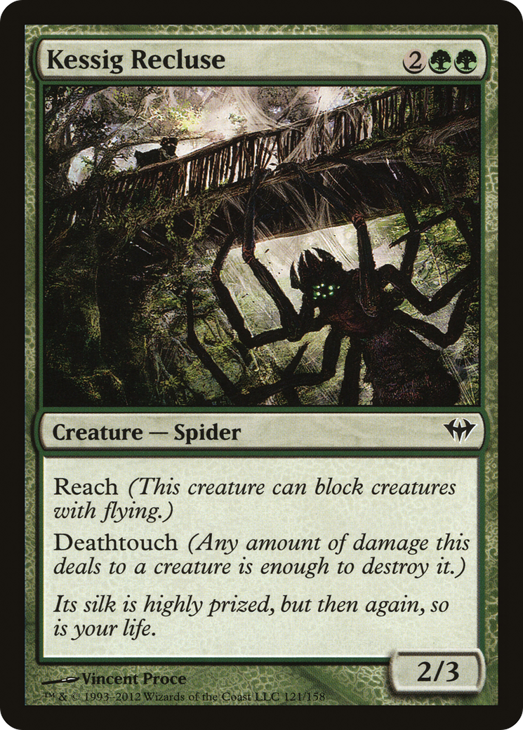 {C} Kessig Recluse [Dark Ascension][DKA 121]