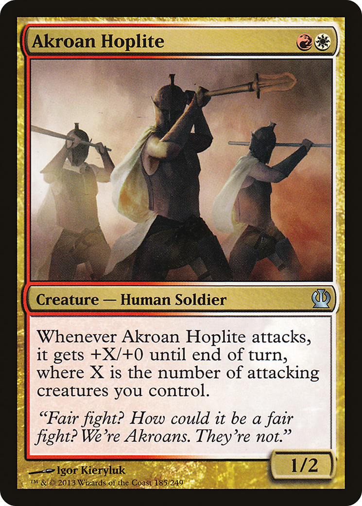 {C} Akroan Hoplite [Theros][THS 185]