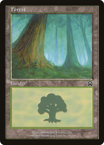 {B}[MMQ 347] Forest (347) [Mercadian Masques]