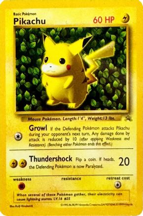[PKM] Pikachu (Corocoro Grey Star) [WoTC Promo]