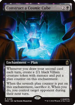 Construct a Cosmic Cube (Extended Art) [MSH 406]  Foil
