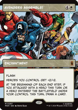 Avengers Assemble! (Borderless) (0297) [MSH 297]  Foil