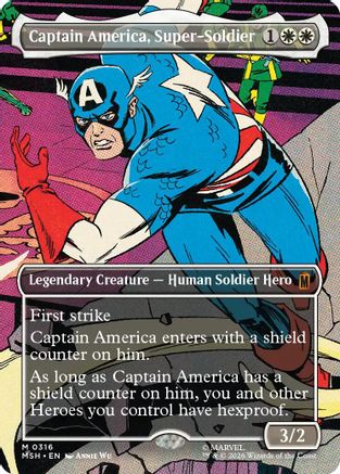 Captain America, Super-Soldier (Borderless) (0316) [MSH 316]