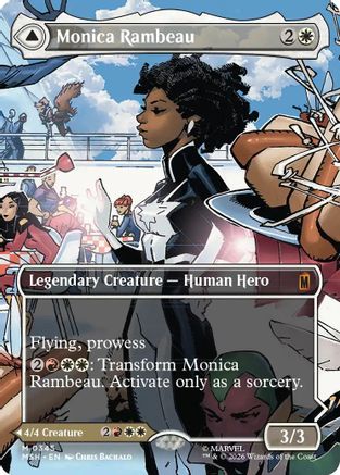 Monica Rambeau (Borderless) (0345) [MSH 345]  Foil
