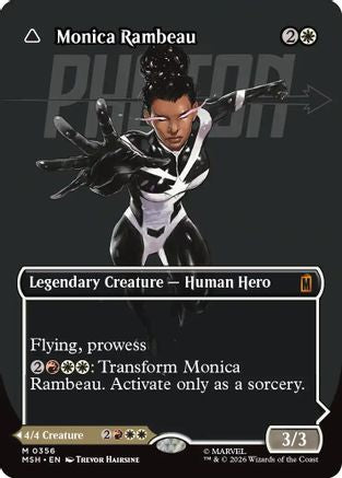 Monica Rambeau (Borderless) (0356) [MSH 356]  Foil