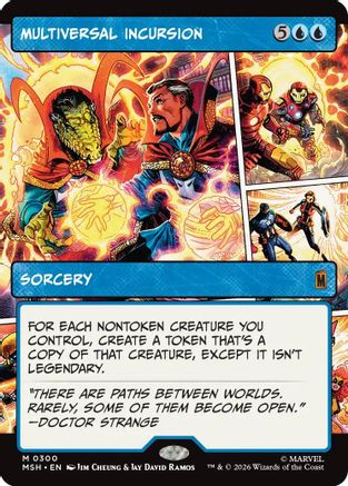 Multiversal Incursion (Borderless) [MSH 300]  Foil