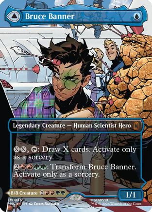 Bruce Banner(Borderless) (0331) [MSH 331]  Foil