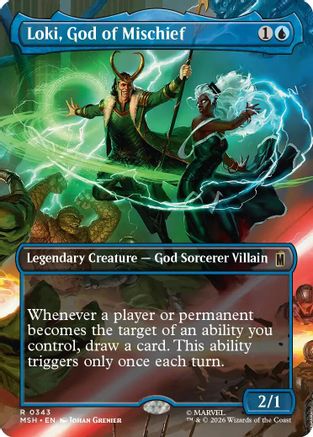 Loki, God of Mischief (Borderless) [MSH 343]  Foil