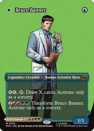 Bruce Banner (Borderless) (0359) [MSH 359]  Foil