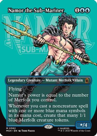 Namor the Sub-Mariner (Borderless) [MSH 362]  Foil