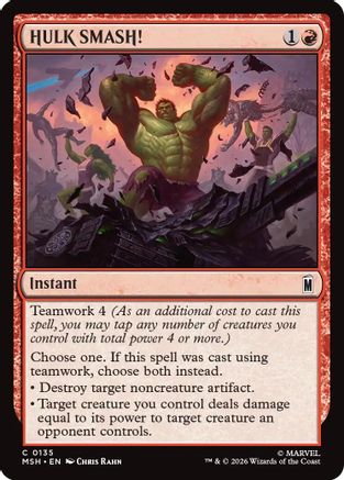 HULK SMASH! [MSH 135]