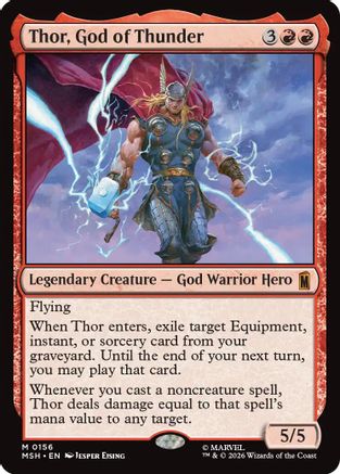 Thor, God of Thunder [MSH 156]  Foil