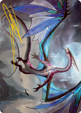 {A} Moonveil Regent Art Card (Gold-Stamped Signature) [Innistrad: Midnight Hunt Art Series][GS AMID 044]