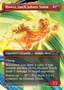 {@@MSH C} Human Torch, Johnny Storm (Borderless) [MSH 321]