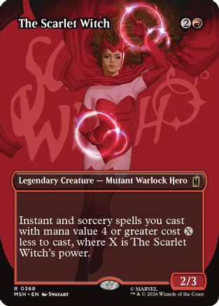 The Scarlet Witch (Borderless) [MSH 368]  Foil