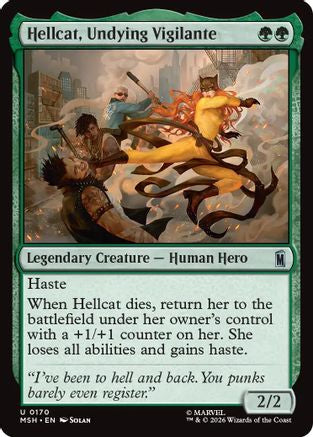 Hellcat, Undying Vigilante [MSH 170]  Foil