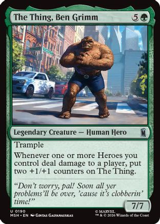 The Thing, Ben Grimm [MSH 190]