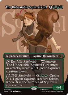 {@@MSH R} The Unbeatable Squirrel Girl (Borderless) [MSH 371]