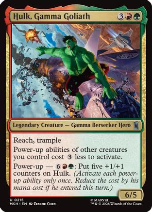 Hulk, Gamma Goliath [MSH 215]  Foil