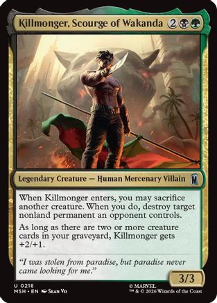 Killmonger, Scourge of Wakanda [MSH 218]  Foil