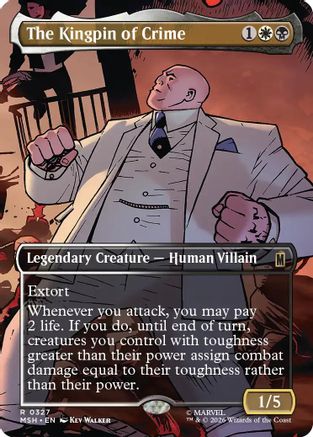The Kingpin of Crime (Borderless) (0327) [MSH 327]  Foil