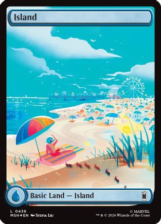 Island (0436) (Surge Foil) [MSH 436]  Foil