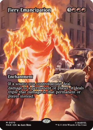 Fiery Emancipation (Borderless) [MAR 070]  Foil