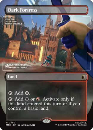 Dark Fortress (Borderless) [MSH 380]  Foil