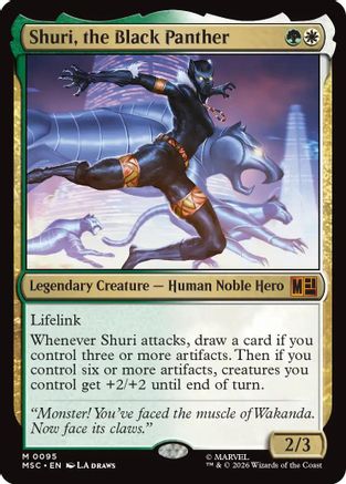 Shuri, the Black Panther (Surge Foil) [MSC 095]  Foil
