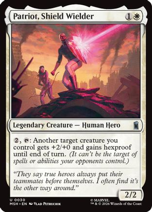 Patriot, Shield Wielder [MSH 030]