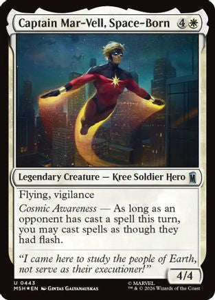 Captain Mar-Vell, Space-Born (Surge Foil) [MSH 443]  Foil